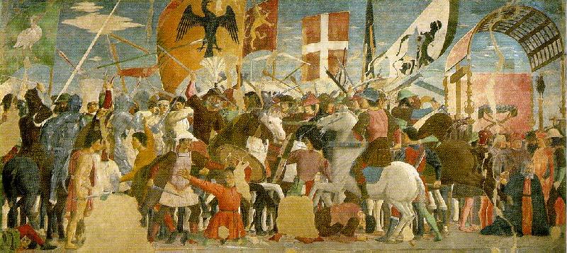 Piero della Francesca Battle between Heraclius and Chosroes Norge oil painting art